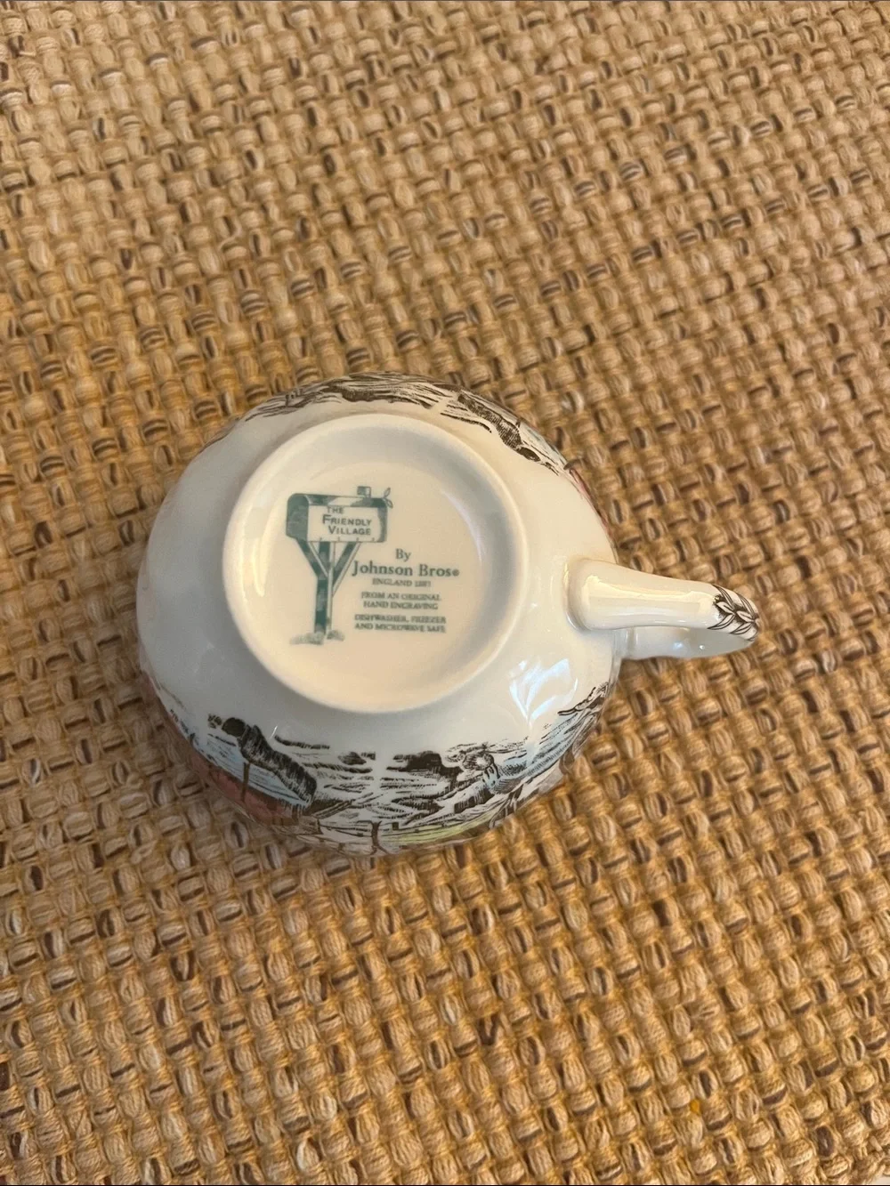 Vintage Friendly Village, by Johnson Brothers cup great replacement piece.
